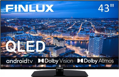 TV Finlux 43FUH7161, 43", QLED 4K, Android TV, i zi