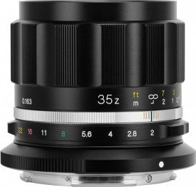 Objektiv Voigtlander Macro APO Ultron D 35mm f/2.0, APS‑C, për Nikon Z, i zi
