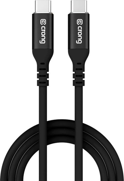 Kабел USB-C Crong 100W, 5A, 120cm, црн