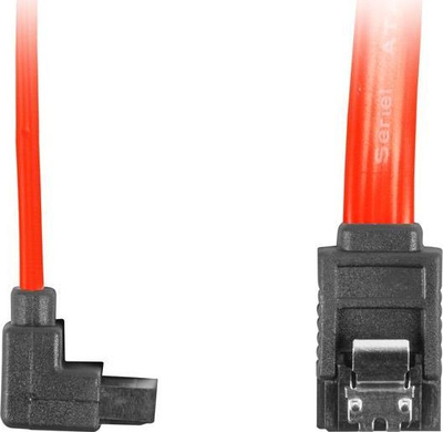 Kabllo Lanberg, SATA II (M) - SATA II (M), 0.5m, e kuqe