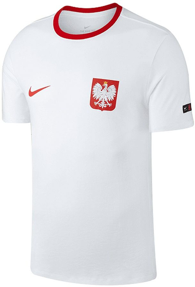 Bluzë për meshkuj Nike polo me kreshtë, L, e bardhë