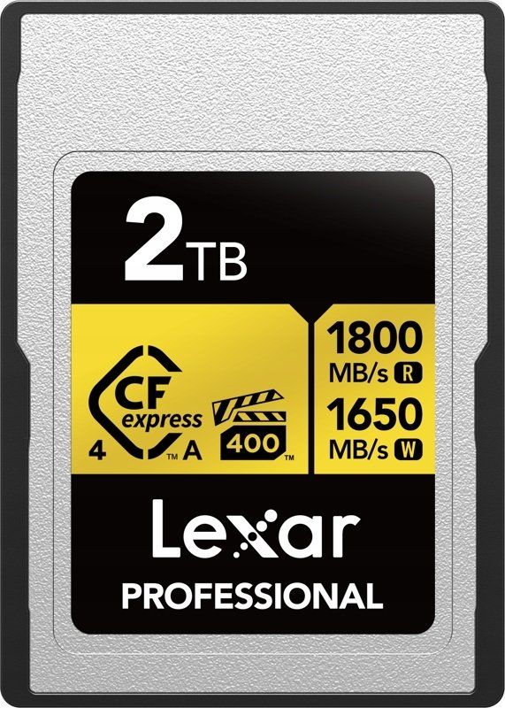 Kartë memorie Lexar Professional Gold Series CFexpress 4.0 Type A, 2TB, 1800MB/s