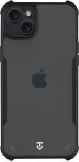 Mbulesë telefoni Tactical Quantum Stealth Cover për iPhone 15, TPU, e tejdukshme, me kornizë të zezë