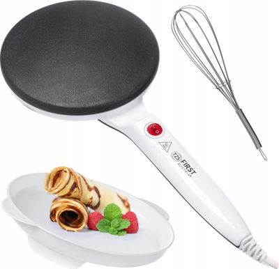 Makineri për krepa First, 20 cm, 650W, e zezë