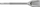 Daltë Hitachi Spade Chisel, SDS-plus, 60 x 250 mm, metalike