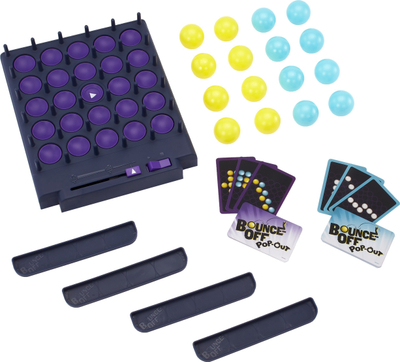 Друштвена игра Mattel Bounce Off Pop Out, за деца и возрасни, без батерии, шарена