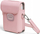 Çantë mbrojtëse LoveInstant për Fujifilm Instax Mini Link 2, lëkurë eko, me rrip, rozë