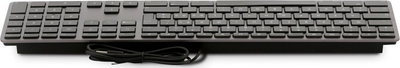Tastierë LMP USB Keyboard with Large Characters, 110 taste, me kabllo USB, gri