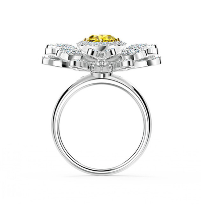 Unazë për femra Swarovski Eternal Flower 5534936, e argjendtë