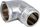 Kënd lidhës Hydroland Chrome Nipple Elbow, 1/2" F/M, krom