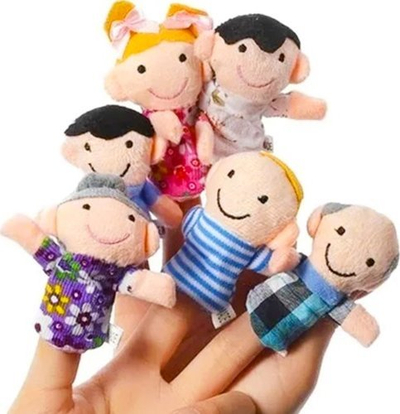 Set kukulla gishti Puppets 22391, 6 copa, shumëngjyrëshe