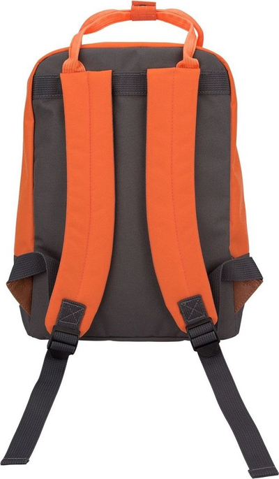 Çantë shpine Abbey Backpack Small Bloc, uniseks, që s’e kap uji, portokalli antracit