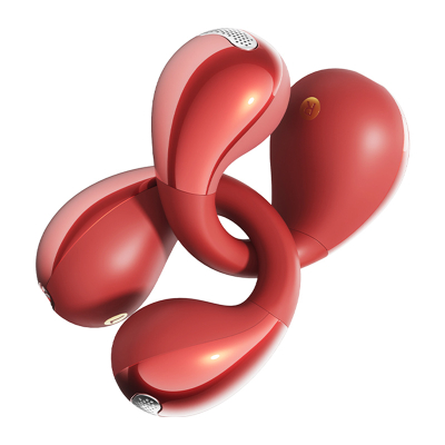 Kufje QCY Crossky C30S, open ear, Bluetooth, të kuqe