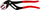 Санитарни клешти Knipex 8111250, 250 mm, за сифони и врски, црни