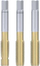 Set çezmash filetuese Fanar Tap M6 NGMM, 3 pjesë, çelik HSS kobalt, TiN, inox