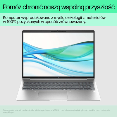 Laptop HP ProBook 460 G11, 16\", Intel Core Ultra 7, 16GB RAM, 512GB SSD, Windows 11 Pro, сребрен