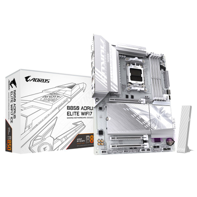 Pлоча Gigabyte B850 A Elite WF7 Ice, AMD AM5, DDR5, HDMI