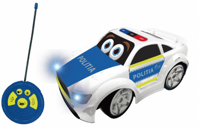 Makina me telekomandë Romanian Police, 1/12, drita dhe tinguj, blu e bardhë