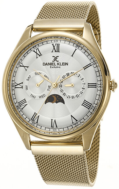 Orë për meshkuj Daniel Klein Exclusive DK12478-6, e artë