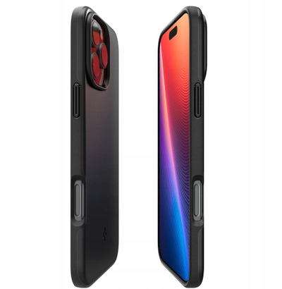 Kapak telefoni Spigen Thin Fit MagSafe për iPhone 17 Pro, i hollë, i zi