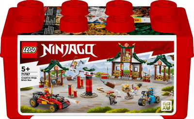 LEGO Ninjago креативна ниндџа кутија за градба 71787, 530 парчиња, за деца 5+