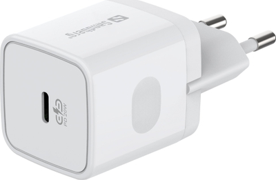 Karikues muri Sandberg USB C PD20W, 20W, dalje USB C, i bardhë