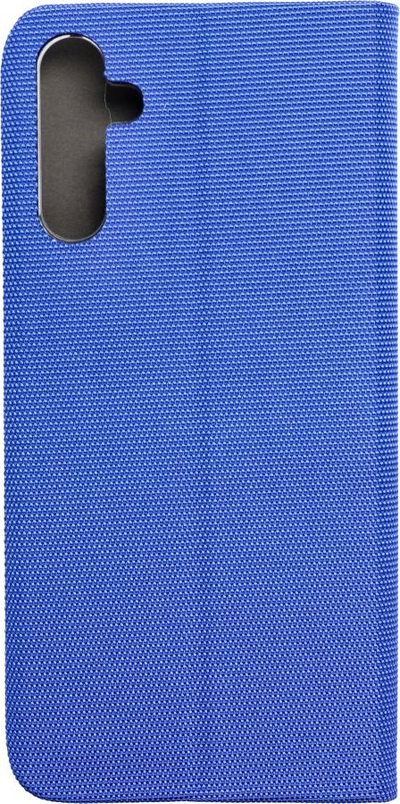 Kapak libri Case Sensitive për Samsung A14 4G, me magnet, bëhet mbajtëse horizontale, blu