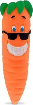 Играчка морков Tullo Squeaky Carrot, 19 cm, портокалова