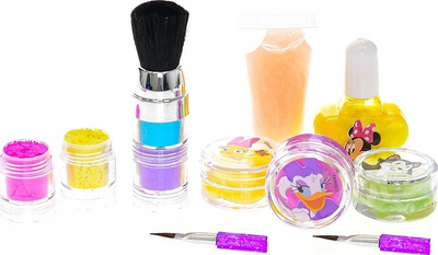 Set grimi për kalamaj Disney Minnie, kasetë me lule, shumëngjyrësh, rozë