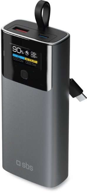 Karikues portativ SBS Powerbank, 10000mAh, 22.5W, i zi