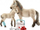 Set lodër Schleich Horse Club 42430 Hannah’s First Aid Kit, figura kuajsh me gjiro mjekësore
