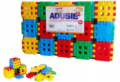 Blloqe ndërtime Adusie FOL CZAKO, Waffles, 120 copa, shumëngjyrëshe