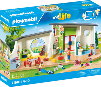Set loje Playmobil MyLife 71601 Nursery, 182 pjesë, zile dere, shumëngjyrësh