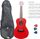 Ukulele koncerti V-Tone UK23, 23", trup druri linden, e kuqe