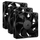 Ventilator kasë PC Corsair RS120, 120mm, set 3 copë, i zi