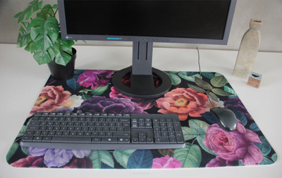 Mbështetëse tavoline Bertoni Enigma Desk Pad, 50x70 cm, material felt, gri