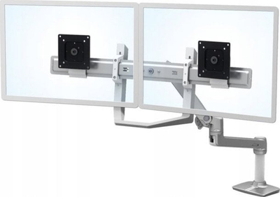 Dorezë për krah monitori Ergotron LX Dual Direct, për 2 monitorë, e bardhë