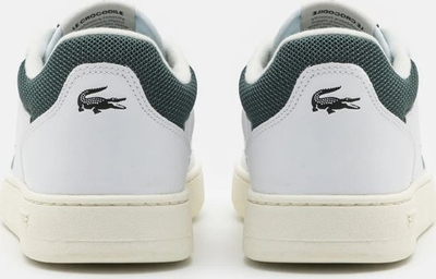 Atlete Lacoste Lineset 223 M 746SMA0045, lëkurë natyrale, për meshkuj, të bardha