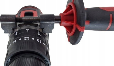 Stërvitëse me goditje me bateri Rooks AQ-ONE 20V, 75 Nm, brushless, e kuqe me të zezë