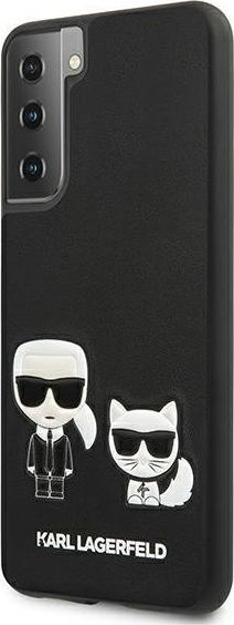Mbrojtëse telefoni Karl Lagerfeld Karl & Choupette, për Samsung Galaxy S21+, TPU, e zezë
