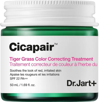 Krem korrektues ngjyrash Dr. Jart+ Cicapair Tiger Grass, SPF22 PA++, 50ml