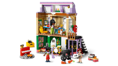 Lodër ndërtuese LEGO Friends 42653 Music Store, set kreativ, shumëngjyrësh