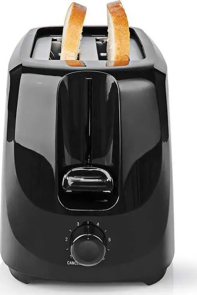Toster Nedis 2 Slice, 6 nivele pjekjeje, 700W, i bardhë