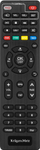 Telekomandë KM0550D për tuner DVB T2, zëvendësuese, e zezë