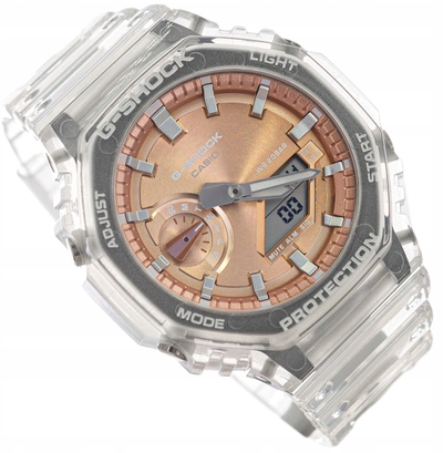 Orë digjitale Casio G SHOCK GA-2100BM, për meshkuj, portokalli