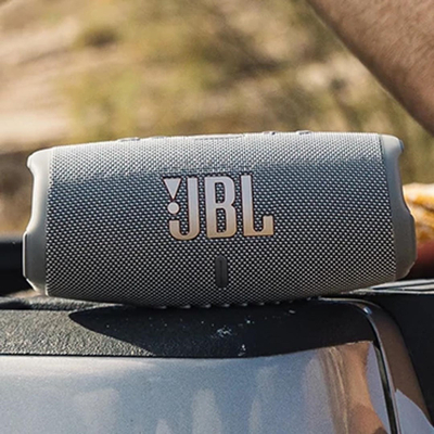 Портабилен звучник JBL Charge 5, Блутут, отпорен на вода, сив