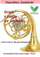 Libër muzikor për korn franceze I Play With Passion On The French Horn, për fillestarë, pjesë të lehta, shumëngjyrësh