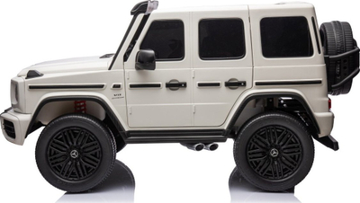 Електричен автомобил за деца Mercedes Benz G63 AMG Strong XXL, 12V, 2 седишта, бел