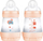 Biberon MAM Anti-Colic Start, 160 ml, vetë-sterilizues, ngjyrë pjeshke