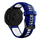 Rrip silikoni për orë Garmin G02, i dhënë me Forerunner 220 235 735XT, blu e bardhë